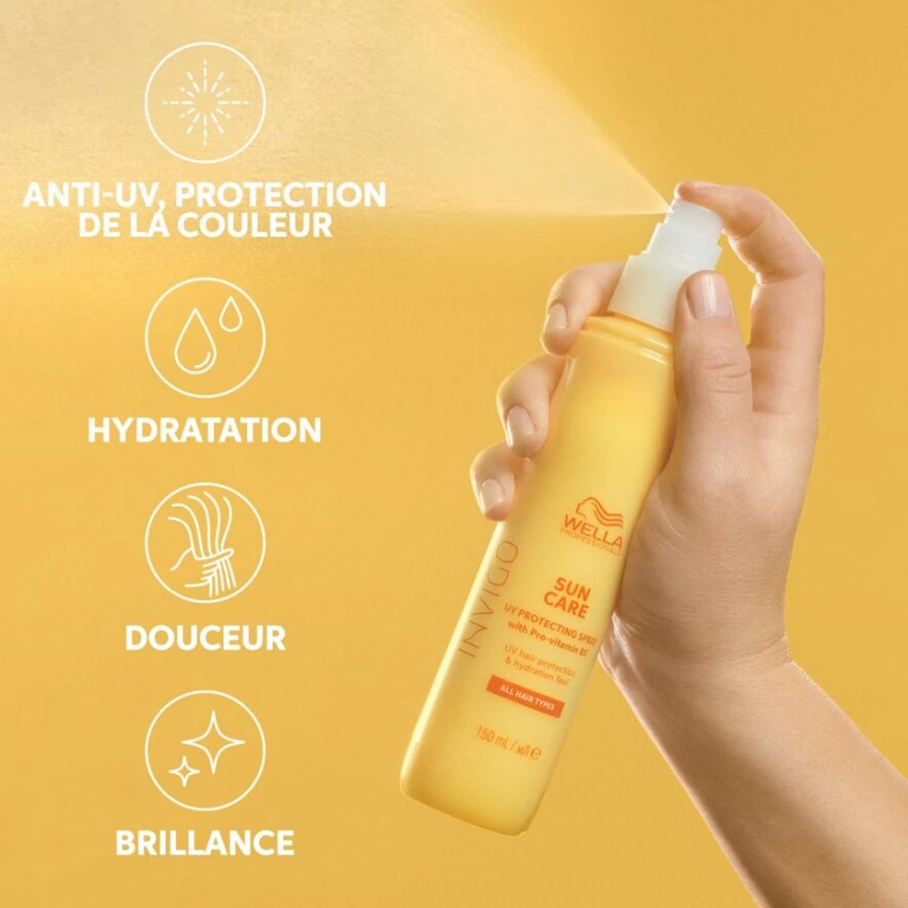 Spray Protecteur Invigo UV Sun Wella 150 Ml 2 Spray Protecteur Invigo UV Sun Wella 150 Ml – Image 2