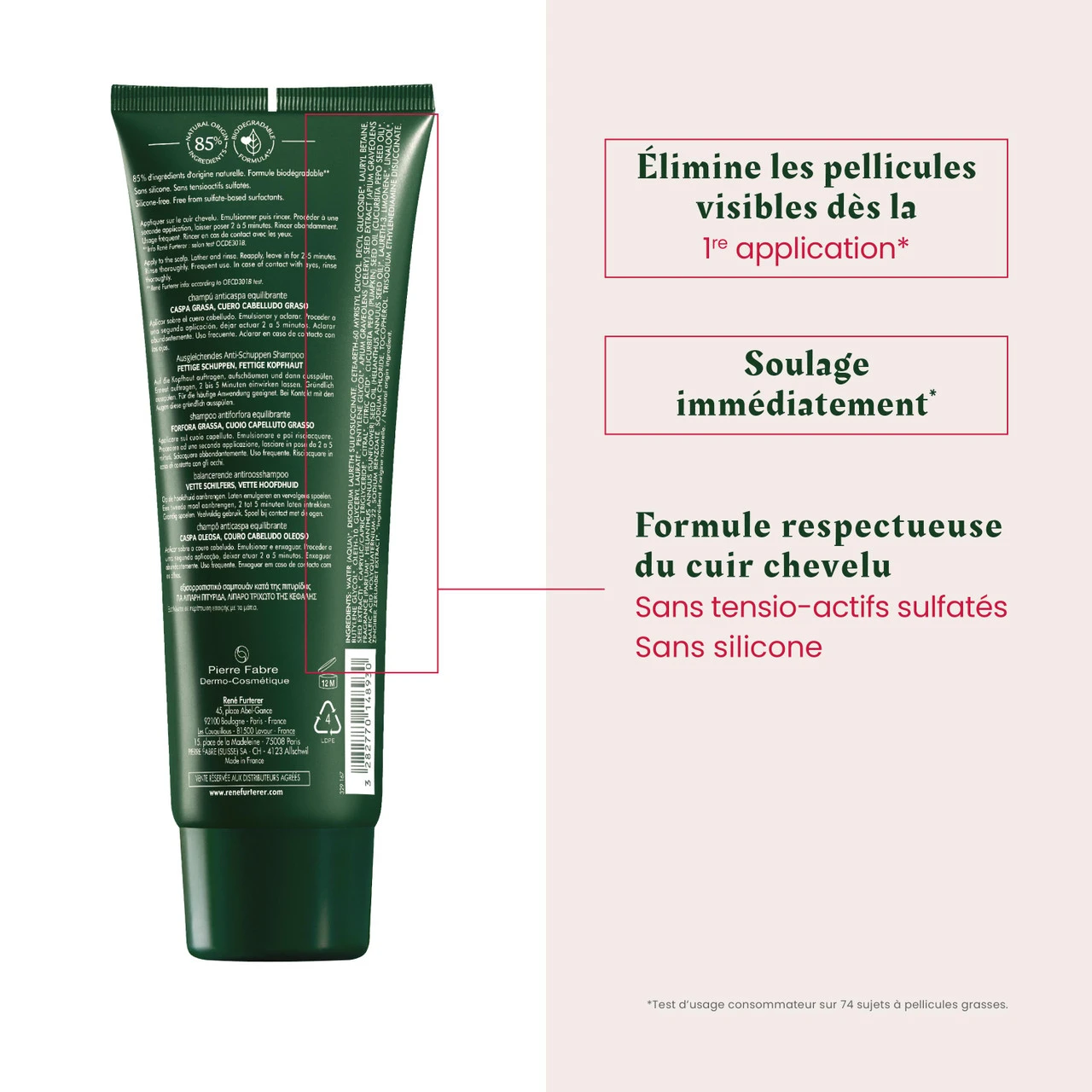 Shampooing Antipelliculaire Cheveux Gras Neopur René Furterer 250ml 6 Shampooing Antipelliculaire Cheveux Gras Neopur René Furterer 250ml – Image 6