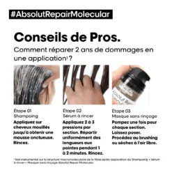 Shampooing Absolut Repair Molecular L'Oréal Professionnel 1500 Ml -Coiffure Promos Boutique 3474637153526 6 63204.1696600780