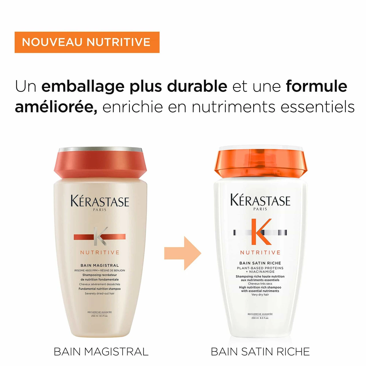 Bain Satin Riche Nutritive Kérastase 250ml 4 Bain Satin Riche Nutritive Kérastase 250ml – Image 4