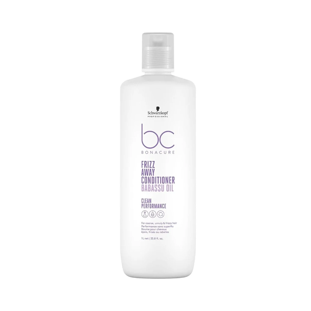Conditioner Frizz Away Bonacure Schwarzkopf 1000ml 1 Conditioner Frizz Away Bonacure Schwarzkopf 1000ml