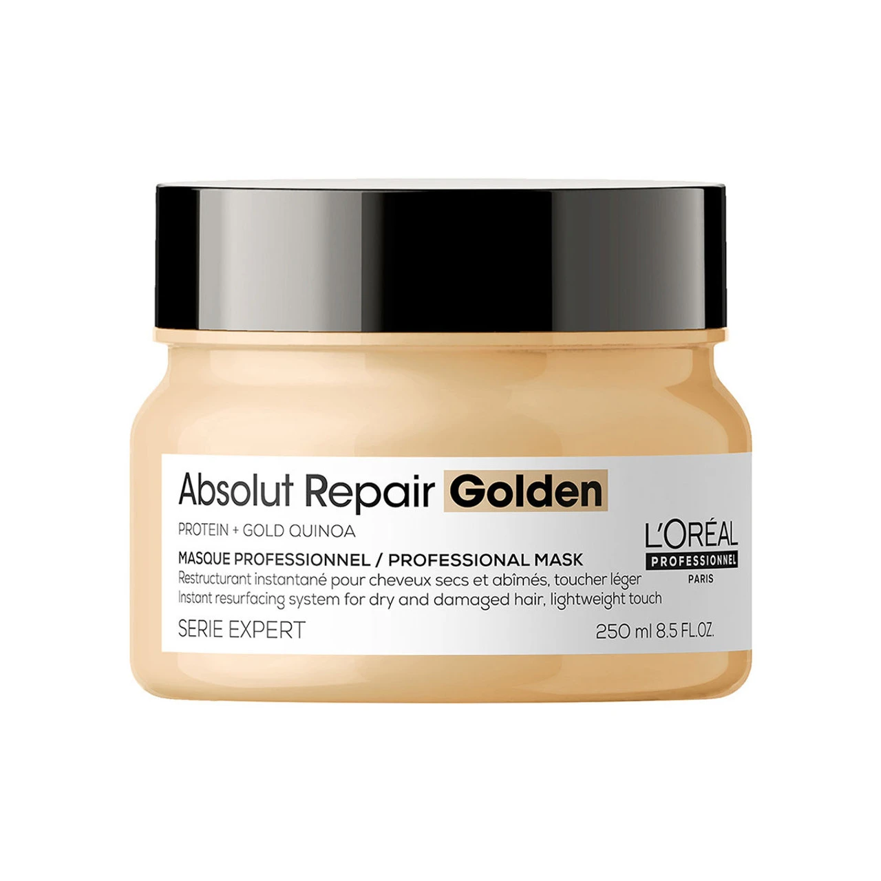 Absolut Repair Masque Restructurant Doré Cheveux Abîmés L'Oréal 250ml 1 Absolut Repair Masque Restructurant Doré Cheveux Abîmés L'Oréal 250ml