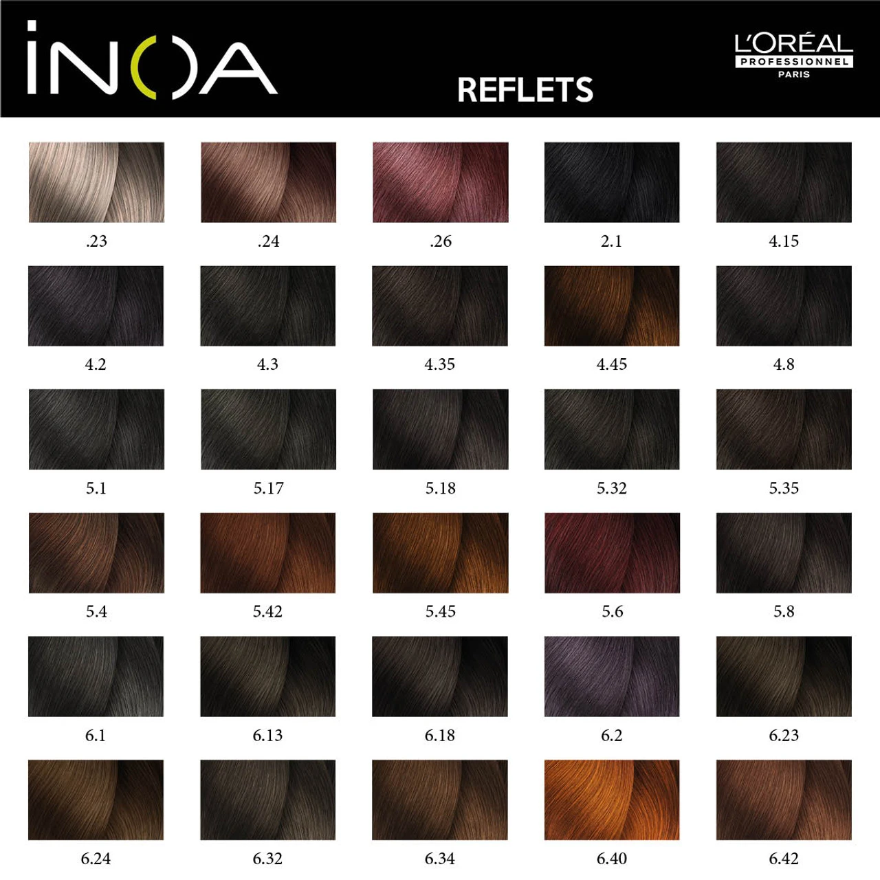 Coloration Inoa Reflets L'Oréal Professionnel 2 Coloration Inoa Reflets L'Oréal Professionnel – Image 2