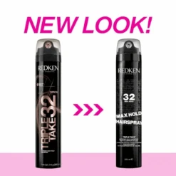 Max Hold Hairspray 32 Redken 300ml -Coiffure Promos Boutique Redken Triple Take 32 300ml 84153.1694768860