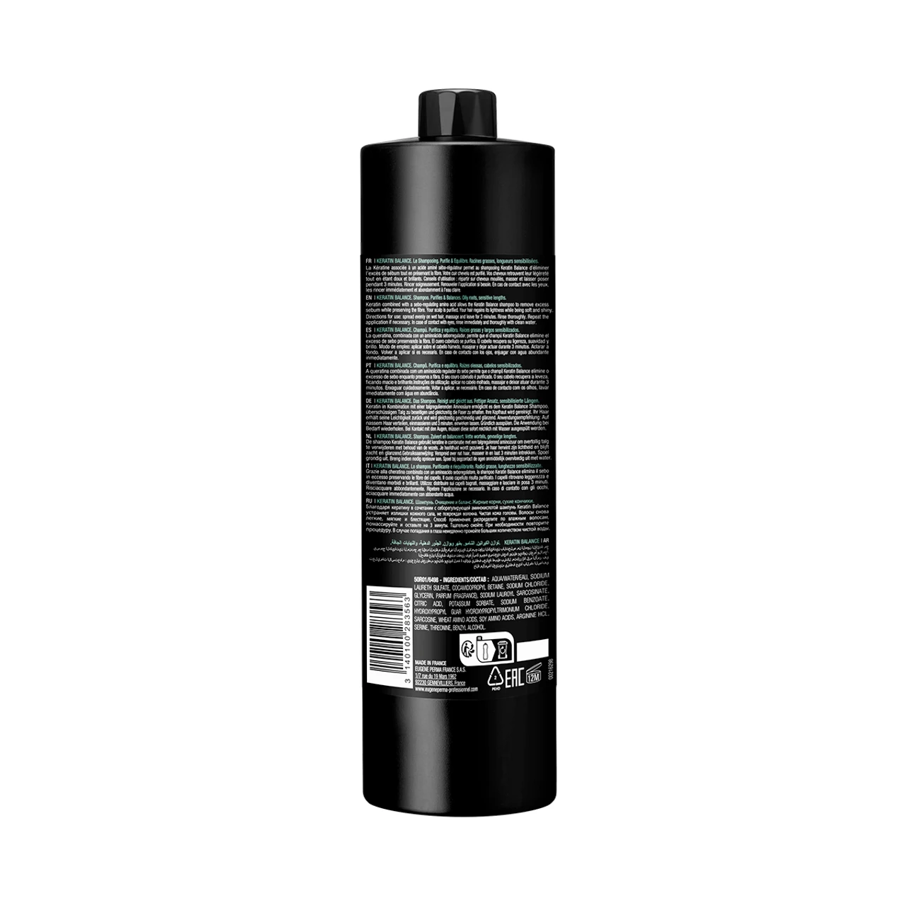 Shampoing Kératine Balance Eugène Perma 1000ml 2 Shampoing Kératine Balance Eugène Perma 1000ml – Image 2