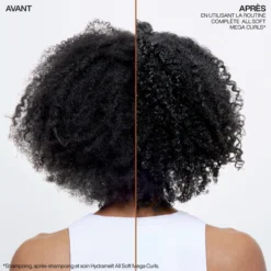 Conditioner All Soft Mega Curls Redken 300ml 6 Conditioner All Soft Mega Curls Redken 300ml -Coiffure Promos Boutique rdk7 avant apre s 51702.1684847315